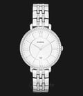 Fossil Jacqueline ES3545 White Dial Stainless Steel Strap-0