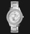 Fossil ES3588 Ladies Stella Multifunction Silver Dial Stainless Steel Strap-0