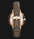 Fossil ES3707 Jacqueline Rose Gold Dial Grey Leather Strap Watch-2