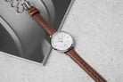 Fossil Jacqueline ES3708 Silver Dial Brown Leather Strap-3