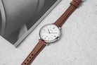 Fossil Jacqueline ES3708 Silver Dial Brown Leather Strap-5