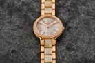 Fossil Virginia ES3716 Rose Tone & Horn Acetate Dial Dual Tone Stainless Steel With Ceramic Strap-3