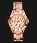 Fossil ES3815 Ladies Stella Multifunction Rose Gold Dial Rose Gold Stainless Steel Strap-0