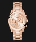 Fossil ES3885 Ladies Perfect Boyfriend Multfunction Rose Gold Dial Rose Gold Stainless Steel Strap-0
