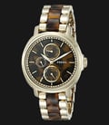 Fossil ES3923 Ladies Chelsey Multifunction Brown Dial Tortoise and Acetate Stainless Steel Strap-0