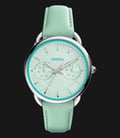 Fossil ES3951 Tailor Multifunction Sea Glass Leather Strap-0