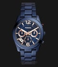 Fossil ES4093 Ladies Perfect Boyfriend Mulfunction Blue Dial Stainless Steel Strap-0