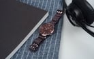 Fossil ES4100 Jacqueline Three-Hand Date Red Patterned Dial Stainless Steel-3