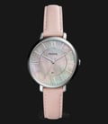 Fossil ES4151 Jacqueline Three-Hand Date Blush Leather Watch-0