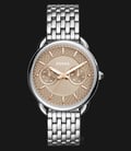 Fossil ES4225 Tailor Ladies Tan Dial Stainless Steel Strap-0