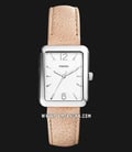 Fossil ES4243 Ladies Atwater Silver Dial Sand Leather Strap-0