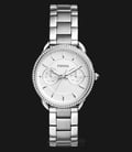 Fossil ES4262 Tailor Ladies Silver Dial Stainless Steel Strap-0