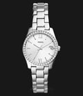 Fossil Scarlette ES4317 Crystal White Dial Stainless Steel Strap-0