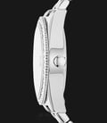 Fossil Scarlette ES4317 Crystal White Dial Stainless Steel Strap-1
