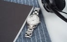 Fossil Scarlette ES4317 Crystal White Dial Stainless Steel Strap-3