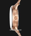 Fossil ES4333 The Commuter Ladies Rose Gold Dial Stainless Steel Strap-1