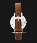 Fossil ES4368 Jacqueline White Dial Brown Leather Strap-2