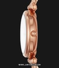 Fossil ES4429 Carlie Mini Ladies White Mother of Pearl Dial Rose Gold Stainless Steel Strap-1