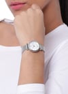 Fossil Carlie ES4432 Mini White Mother of Pearl Dial Mesh Strap-4