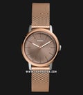 Fossil ES4468 Neely Ladies Grey Dial Rose Gold Mesh Strap-0