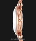 Fossil Carlie ES4500 Mini Mother Of Pearl Dial Rose Gold Stainless Steel Strap-1