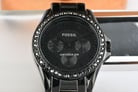 Fossil Riley ES4519 Black Dial Black Stainless Steel Strap-4