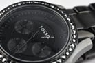 Fossil Riley ES4519 Black Dial Black Stainless Steel Strap-9