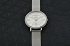 Fossil Jacqueline ES4627 Crystal Silver Dial Mesh Strap-5