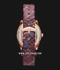 Fossil Scarlette Mini ES4637 Red Dial Multicolor Textured Leather Strap-2