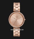 Fossil Madeline ES4641 Ladies Rose Gold Dial Rose Gold Stainless Steel Strap-0