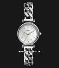 Fossil Carlie Mini ES4689 Ladies White Dial Stainless Steel Strap-0
