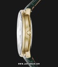 Fossil Prismatic Galaxy ES4730 Ladies Green Dial Green Leather Strap-1
