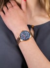 Fossil FB-01 ES4767 Ladies Blue Dial Rose Gold Tone Stainless Steel Strap-3