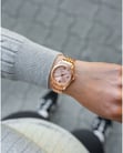 Fossil Scarlette Mini ES4898 Ladies Rose Gold Dial Rose Gold Stainless Steel Strap-5