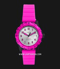 Fossil FB-01 ES4908 Ladies Silver Dial Pink Rubber Strap-0
