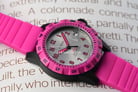 Fossil FB-01 ES4908 Ladies Silver Dial Pink Rubber Strap-4