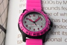 Fossil FB-01 ES4908 Ladies Silver Dial Pink Rubber Strap-5