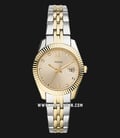 Fossil Scarlette ES4949 Mini Gold Dial Dual Tone Stainless Steel Strap-0