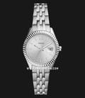 Fossil Scarlette ES4991 Micro Ladies Silver Dial Silver Stainless Steel Strap-0