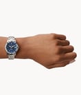 Fossil FB-01 ES5005 Ladies Blue Dial Stainless Steel Strap-3