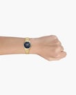 Fossil FB-01 ES5059 Ladies Blue Dial Gold Stainless Steel Strap-3