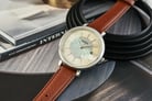 Fossil Jacqueline ES5090 Solar Mother Of Pearl Dial Brown Leather Strap-5
