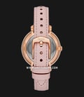Fossil Jacqueline ES5092 Ladies Solar Pink Mother Of Pearl Dial Pink Leather Strap-2