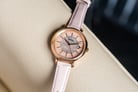 Fossil Jacqueline ES5092 Ladies Solar Pink Mother Of Pearl Dial Pink Leather Strap-3