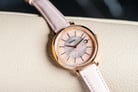Fossil Jacqueline ES5092 Ladies Solar Pink Mother Of Pearl Dial Pink Leather Strap-4
