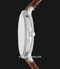 Fossil Jacqueline ES5095 Multifunction Silver Dial Brown Leather Strap-1