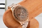 Fossil Stella ES5109 Brown Dial Rose Gold Stainless Steel Strap-6