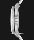 Fossil Stella ES5130 Ladies White Mother Of Pearl Dial Stainless Steel Strap-1
