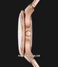 Fossil Stella ES5131 Mother Of Pearl Dial Rose Gold Stainless Steel Strap-1