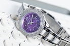 Fossil Stella ES5139 Ladies Purple Mother Of Pearl Dial Stainless Steel Strap-3